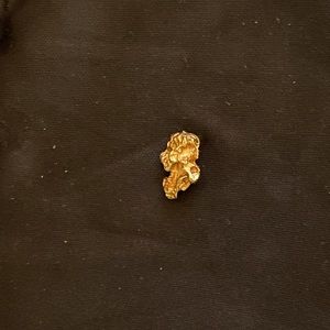 14k gold nugget pendant